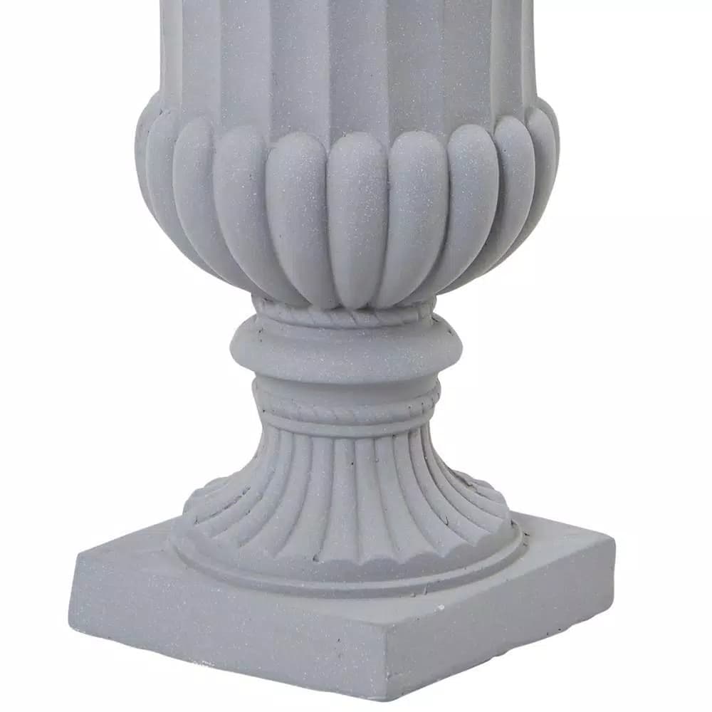Nearly Natural 2.5 ft. Boxwood Topiary with Gray Urn - Indoor/Outdoor Artificial Floor Plant