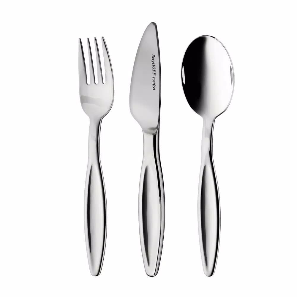 BergHOFF Ralph Kramer Folio 3-Piece Children's Flatware Set, 18/10 Stainless Steel
