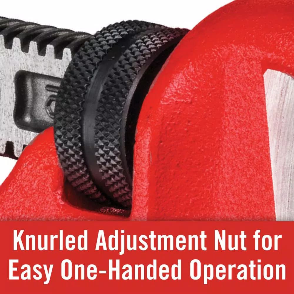 RIDGID 18 in. Heavy-Duty Straight Pipe Wrench