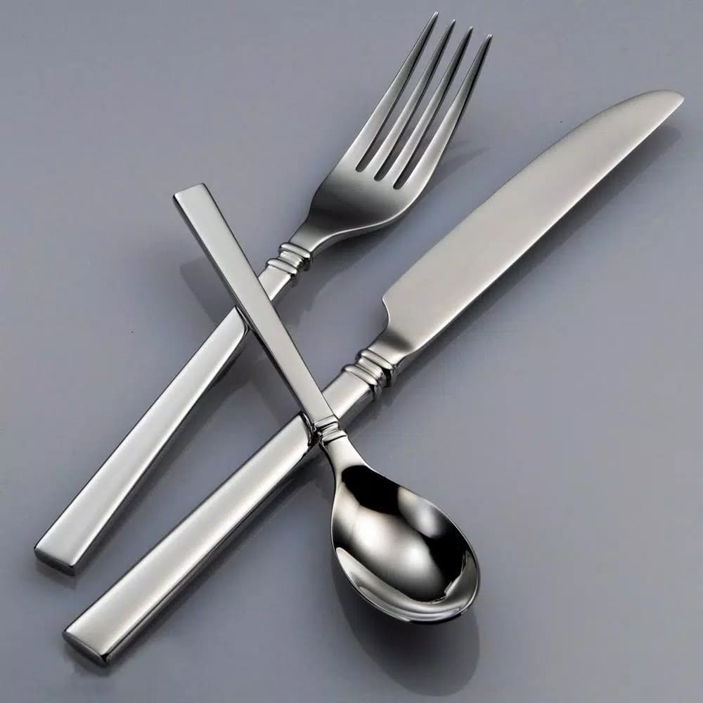 Oneida Shaker 18/0 Stainless Steel Dinner Forks, Set of 12
