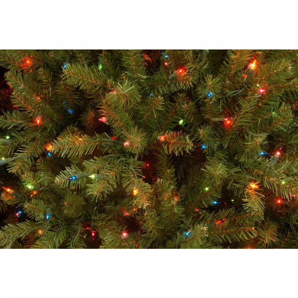 National Tree Company 7.5 ft. Dunhill Fir Pre-Lit Artificial Christmas Tree with 750 Multi-Color Lights