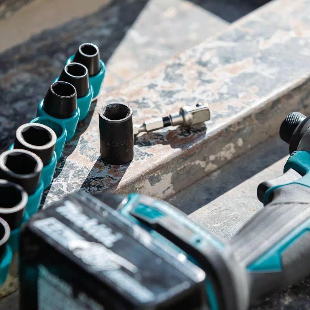 Makita ImpactXPS 3/8 in. Drive 6-Point SAE Impact Socket Set, 10-Piece