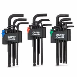 Capri Tools 27-Piece S2 Steel Hex and Torx Key Set, SAE & Metric thumbnail 1