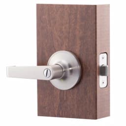 Copper Creek Satin Stainless Steel Privacy Lever for Bedroom and Bathroom thumbnail 2