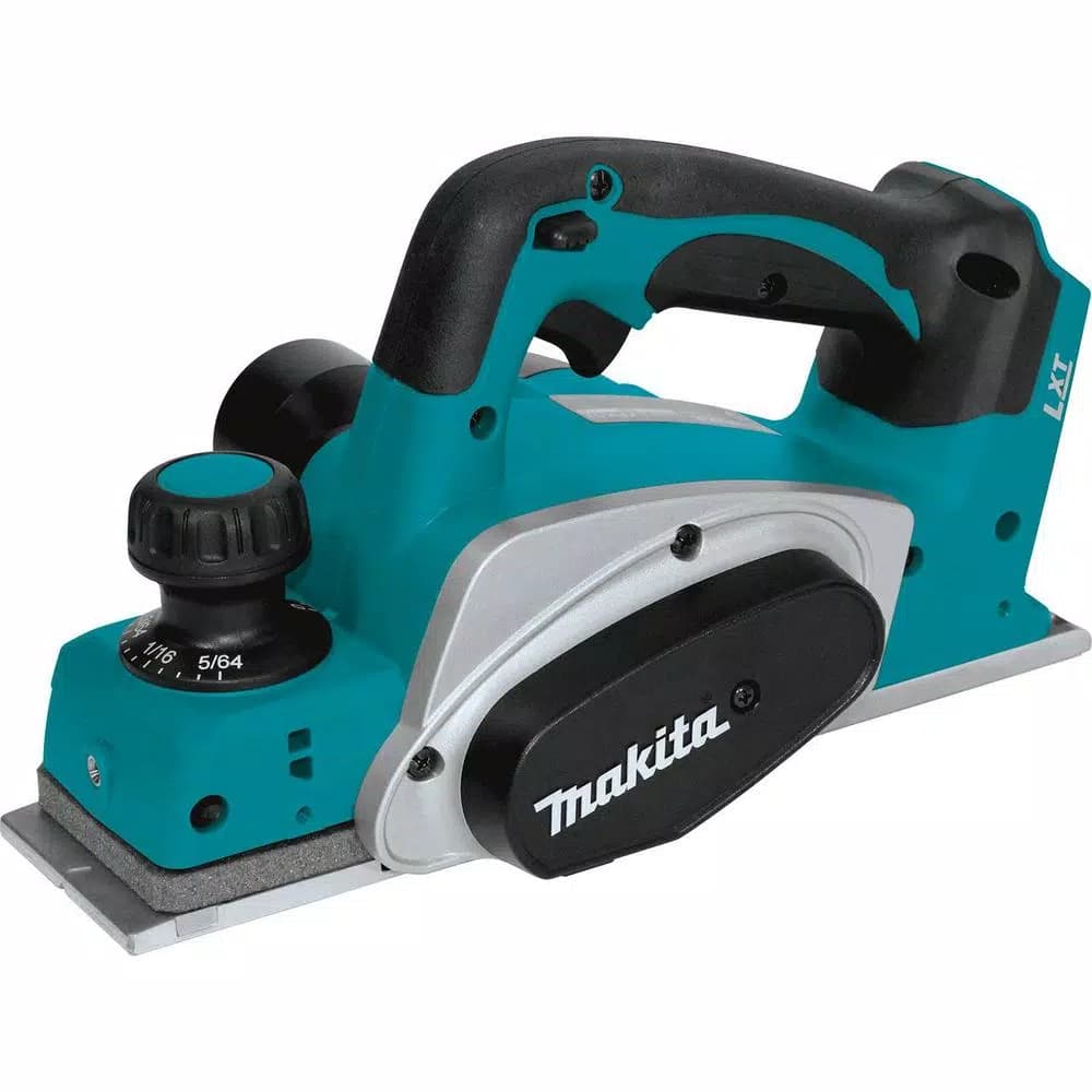 Makita 18V LXT Brushless Jig Saw, 10 in. Miter Saw, and 3-1/4 in. Planer Combo Kit with 5.0 Ah Battery & Charger