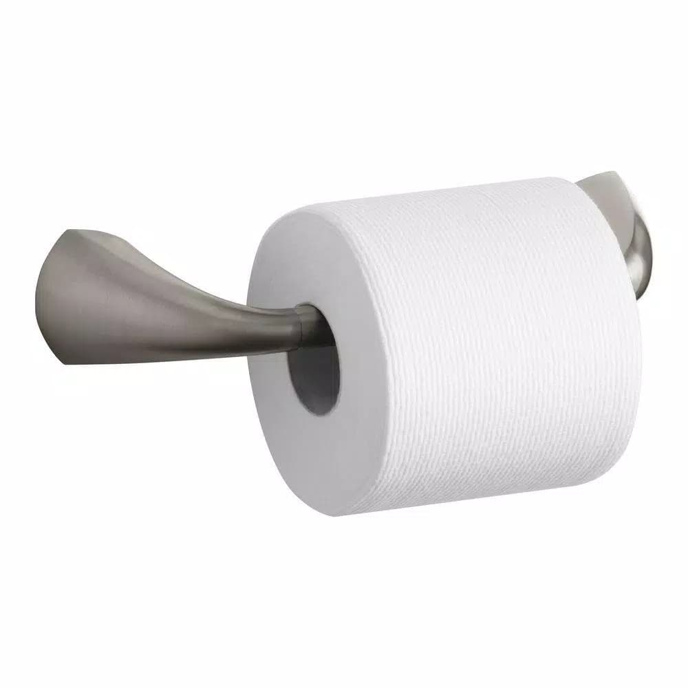 KOHLER Alteo 3-Piece Brushed Nickel Bathroom Hardware Set: Towel Bar, Towel Ring, and Toilet Paper Holder