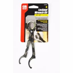 Gardner Bender Locknut Wrench Kit, Fits 0.5 in. and 0.75 in. Locknuts thumbnail 1