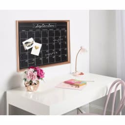 DesignOvation Calter Magnetic Chalkboard Monthly Calendar Memo Board with Frame thumbnail 5