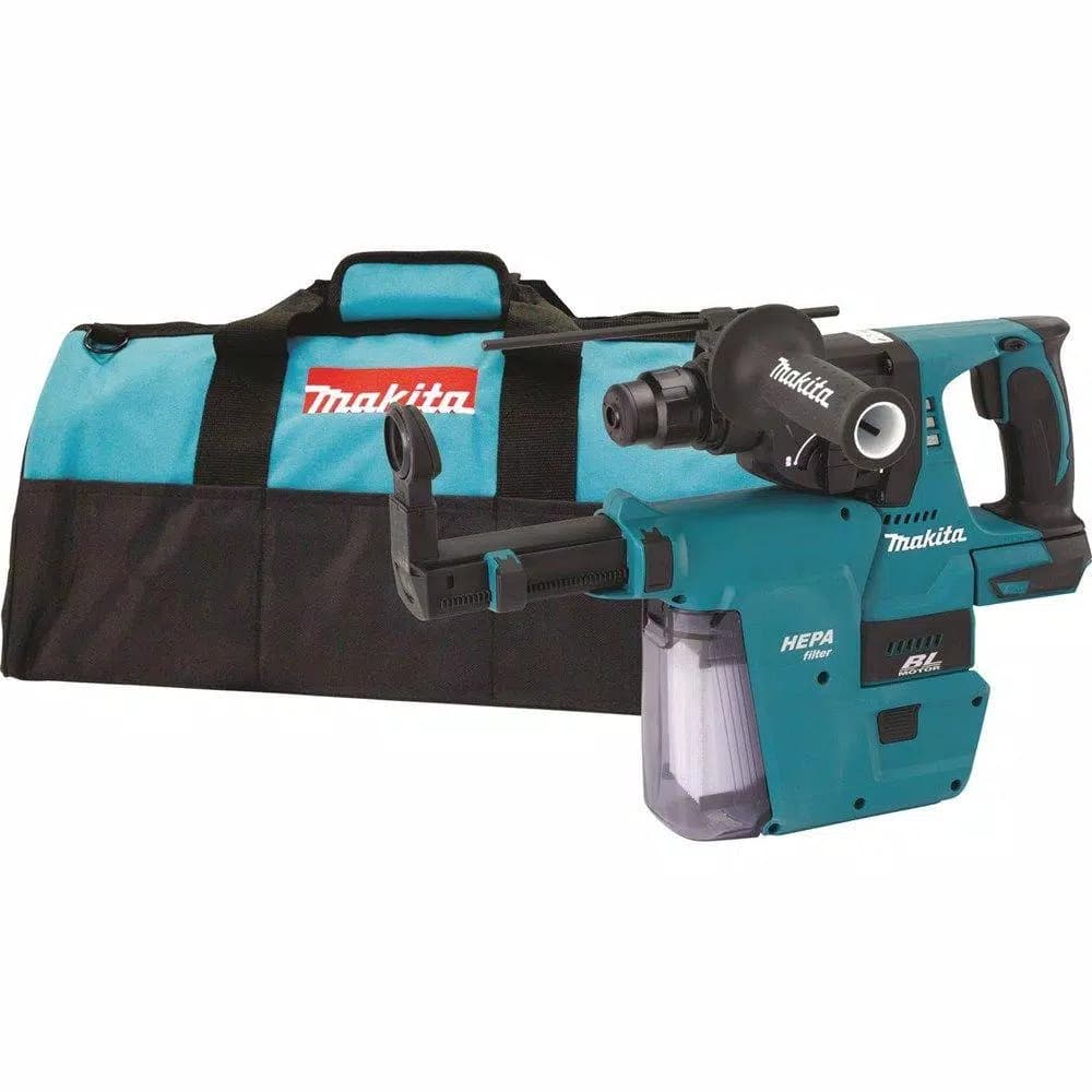 Makita 18V LXT Brushless SDS-Plus 1 in. Rotary Hammer with HEPA Dust Extraction (Tool Only)