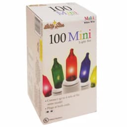 Unbranded Brite Star 100-Light Multi-Color Mini String Lights with White Wire (Set of 2) thumbnail 2