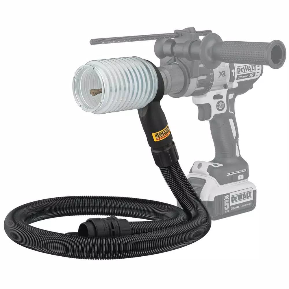 DEWALT DWH200D Dust Extraction Tube Kit with Anti-Static Hose for SDS Plus and Hammer Drills