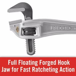 RIDGID 14 in. Model 14 Aluminum Offset Pipe Wrench thumbnail 10