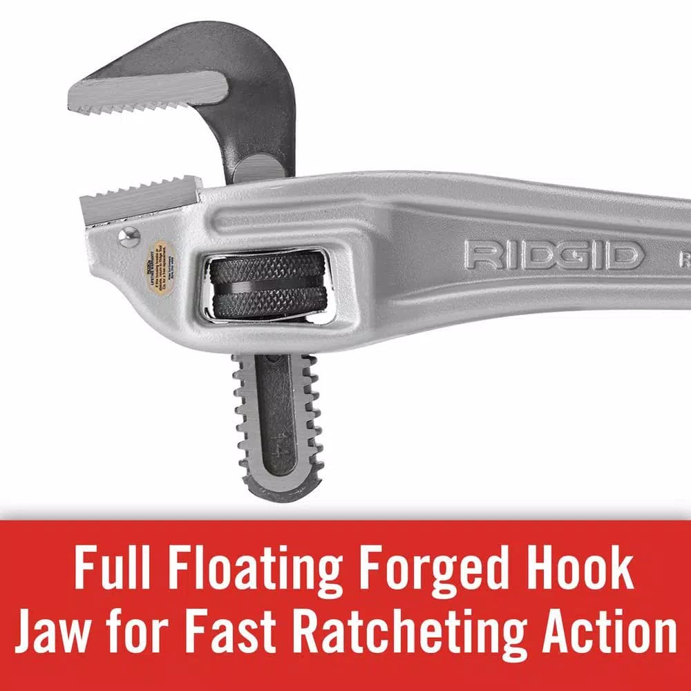 RIDGID 14 in. Model 14 Aluminum Offset Pipe Wrench
