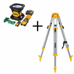 DEWALT DW079LG 20V MAX Green Beam Rotary Laser Level Kit with 2Ah Battery, Charger, TSTAK Case & Bonus Stand thumbnail 1