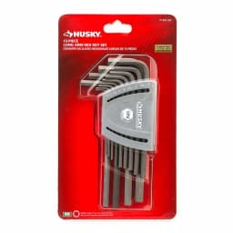 Husky 13-Piece Metric Long Arm Hex Key Set with Color-Coded Caddy thumbnail 3