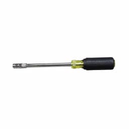 Klein Tools 6 in. 2-in-1 Hex Head Slide Driver Nut Driver (1/4 in. and 5/16 in.) thumbnail 1