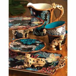Certified International Exotic Jungle 3-D Ceramic Cake Stand, 12.25 in. thumbnail 3
