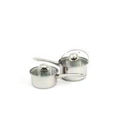 ExcelSteel 7-Piece Stainless Steel Cookware Set with Tempered Glass Lids - Induction Ready thumbnail 5