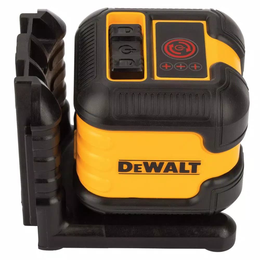 DEWALT Red Self-Leveling Cross Line Laser Level with Case and (2) AA Batteries