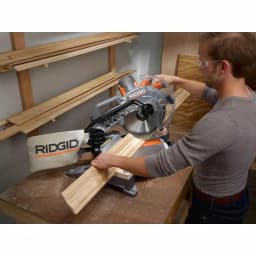 RIDGID 12 in. 15 Amp Dual Bevel Corded Compound Miter Saw with LED thumbnail 7