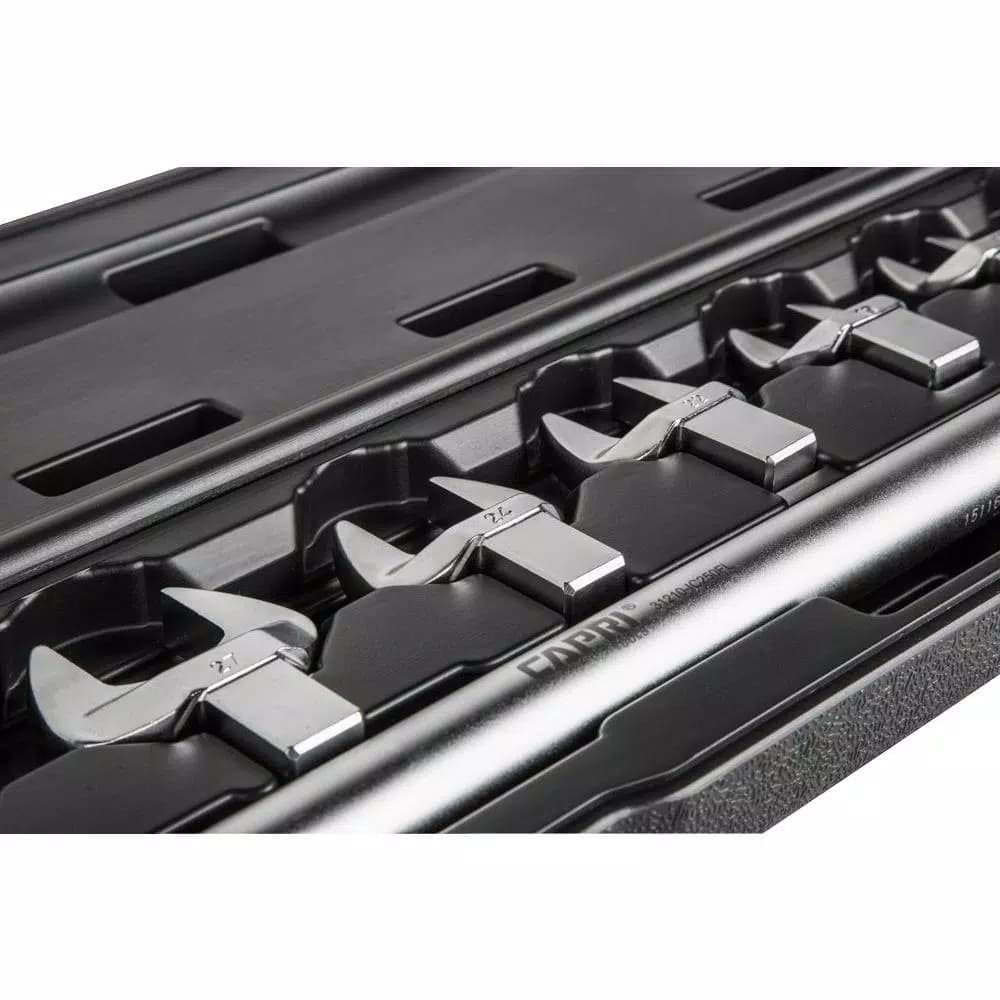 Capri Tools 11-Piece Interchangeable Torque Wrench Set, 30-250 ft. lbs., 14 mm x 18 mm Drive