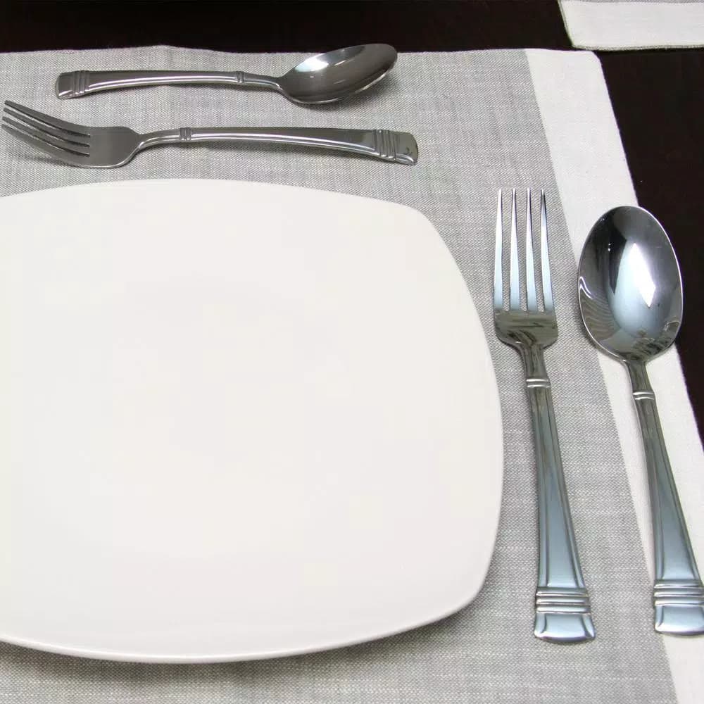 Gibson Cordell 20-Piece Stainless Steel Flatware Set, Service for 4, Mirror Polished
