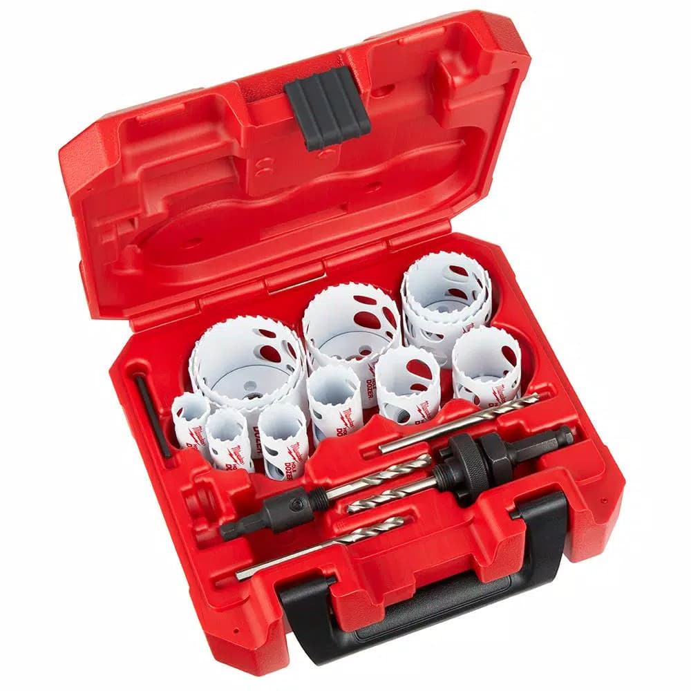 Milwaukee Hole Dozer Bi-Metal Hole Saw Set, 15-Piece Multi-Purpose Kit