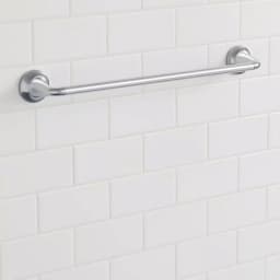 Glacier Bay Constructor 18 in. Single Towel Bar, Chrome Finish, Coastal Style thumbnail 2