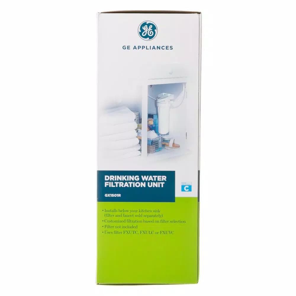 GE Single Stage Under-Counter Water Filtration System, Carbon Spun-Fiber