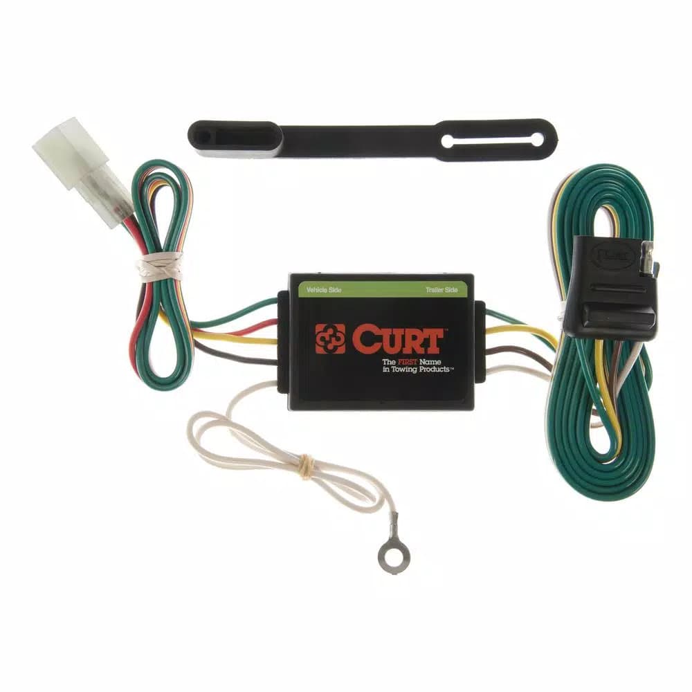 CURT Custom Vehicle-Trailer Wiring Harness, 4-Way Flat, for Select Chevrolet and Suzuki Vehicles