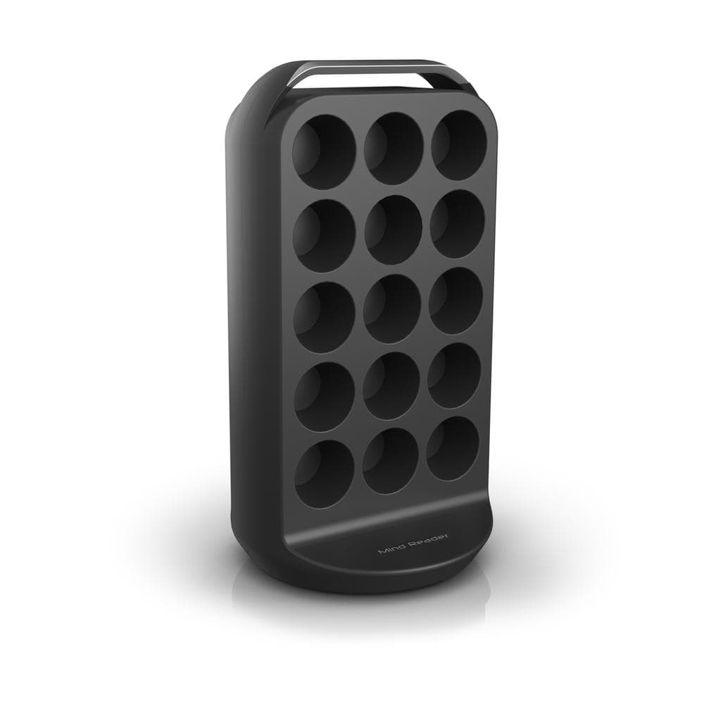 Mind Reader Apollo 30-Capacity K-Cup Storage Carousel - Black & Chrome Coffee Pod Dispenser