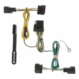 CURT Custom Vehicle-Trailer Wiring Harness for Jeep Wrangler TJ, 4-Way Flat Output T-Connector thumbnail 1