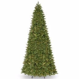 National Tree Company 14 ft. Ridgewood Spruce Slim Artificial Christmas Tree with 1300 Clear Lights thumbnail 1
