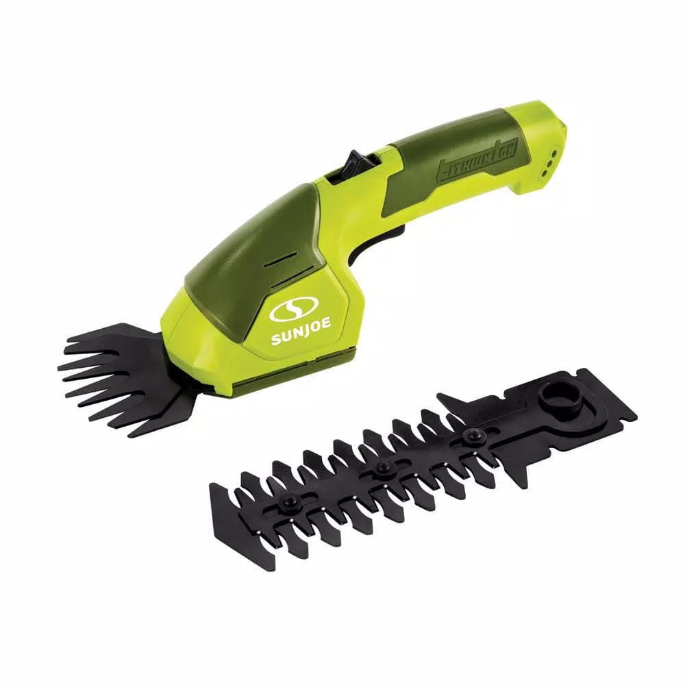Sun Joe HJ605CC 2-in-1 Cordless Grass Shear and Hedge Trimmer with 3 ft. Extension Pole, 7.2V