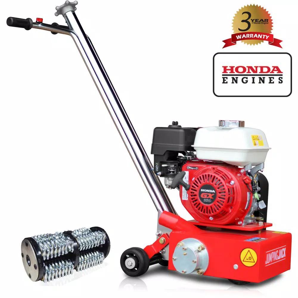 Unbranded JXSCAR-8H Concrete Scarifier Planer with 5.5 HP Honda Engine and Tungsten Carbide Teeth