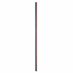 Unbranded Gforce Rainbow Stainless Steel Reusable Straw Set, 10-Pack with Cleaning Brushes thumbnail 1
