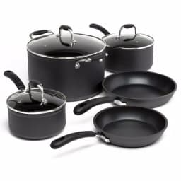 Ecolution Symphony 8-Piece Aluminum Nonstick Cookware Set with Hydrolon PFOA-Free Coating, Slate thumbnail 1