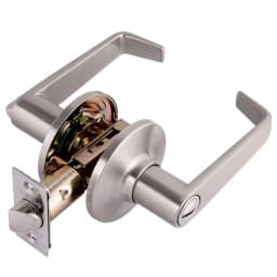 Toledo Fine Locks Segovia Unkeyed Interior Privacy Lever Set, Satin Nickel thumbnail 1