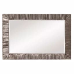 Unbranded Howard Elliott Tennessee Large Rectangle Modern Accent Mirror, Bright Nickel (60 x 40 in.) thumbnail 4