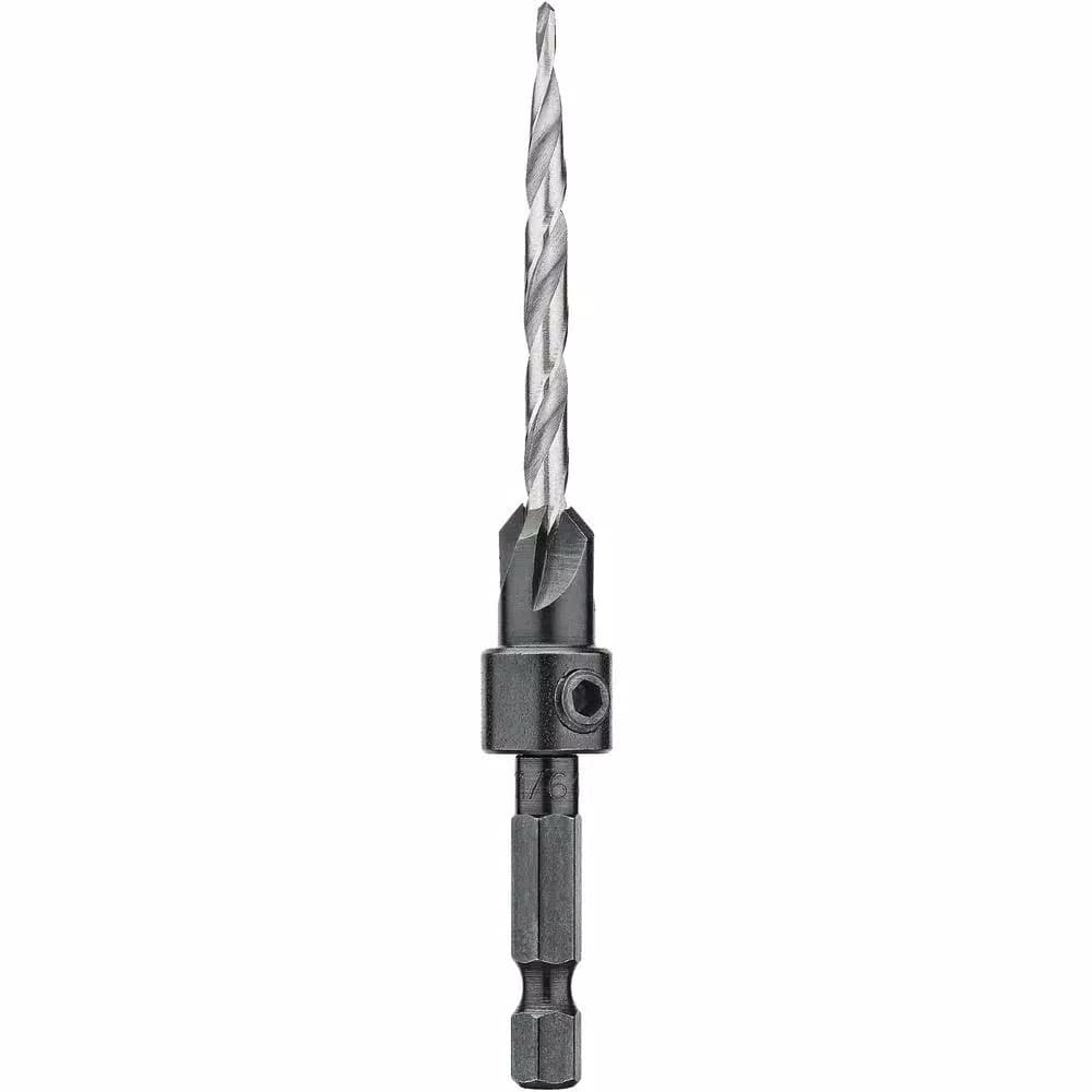 DEWALT #8 Countersink with 11/64 in. Drill Bit, Hex Shank