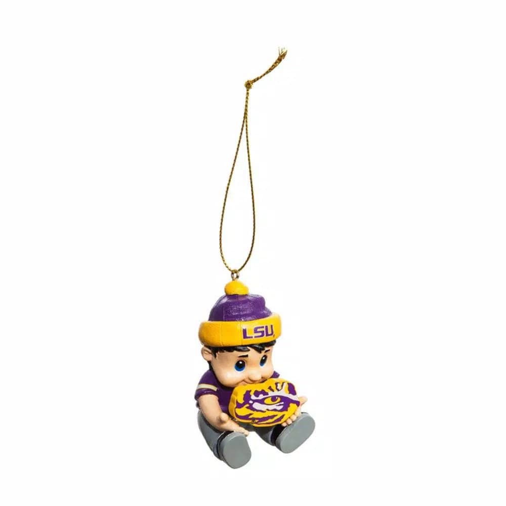 Team Sports America LSU Louisiana State University NCAA New Lil Fan Christmas Ornament