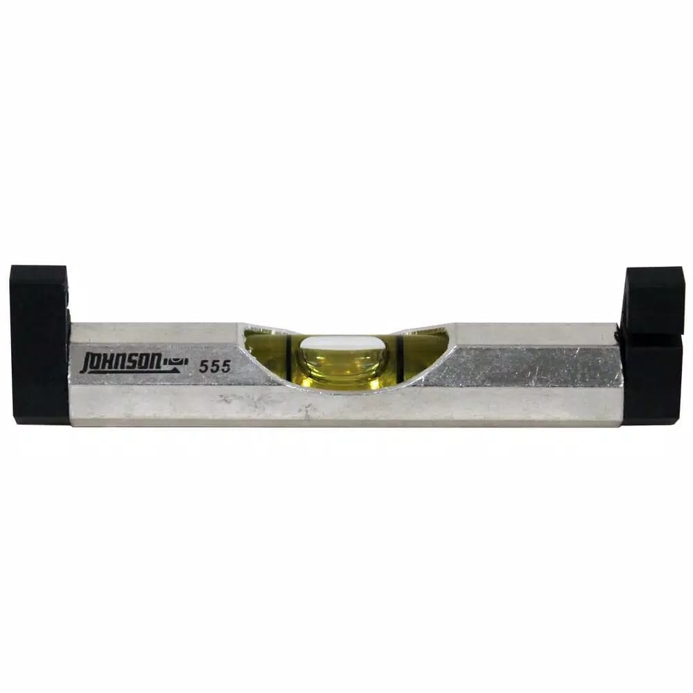 Johnson 3 in. Aluminum Line Level with Acrylic Yellow-Barrel Vial