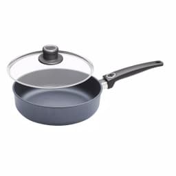 Woll Diamond Lite 2.6 qt. Cast Aluminum Nonstick Saute Pan with Glass Lid, Induction Capable, Gray thumbnail 1