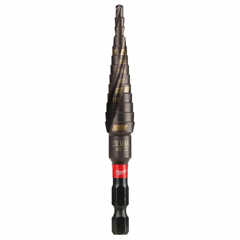 Milwaukee SHOCKWAVE Impact Duty Titanium Step Bit Kit, 3-Piece