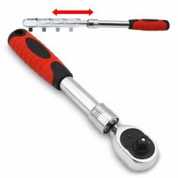 Stark 1/2 in. Extendable Telescopic 72-Tooth Ratchet with Soft Grip Handle thumbnail 3