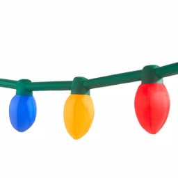 Airblown Inflatables 2 ft. Multi-Color Christmas Light Bulb String with LED Lights thumbnail 3