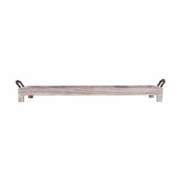 Titan Lighting Ashwood 33 in. Decorative Rustic and Ashwood Serving Tray with Handles thumbnail 6