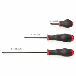 TEKTON 12-Piece Screwdriver Set with Three-Sided Torque Handles thumbnail 3