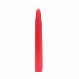 Zest Candle 6 in. Ruby Red Taper Candles, 12-Set thumbnail 2