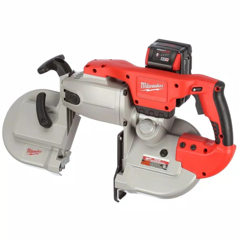 Milwaukee M28 28V Lithium-Ion Cordless Band Saw Kit with 3.0Ah Battery, Charger, and Hard Case